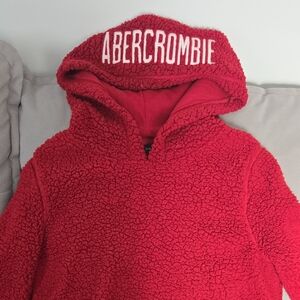 Abercrombie & Fitch Womens Scarlet Sherpa Hoodie